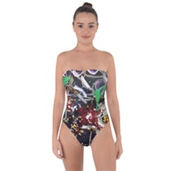 Drone View 1 1 Tie Back One Piece Swimsuit by bestdesignintheworld