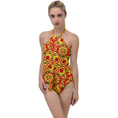 Rby 81 Go With The Flow One Piece Swimsuit by ArtworkByPatrick