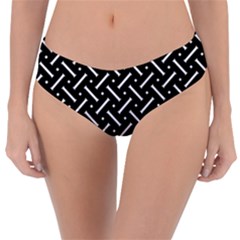 Geometric Pattern Design Repeating Eamless Shapes Reversible Classic Bikini Bottoms by Vaneshart