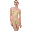 Summer Pineapple Seamless Pattern Classic Bandeau Bikini Set View1