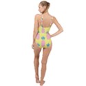 Summer Pineapple Seamless Pattern High Neck One Piece Swimsuit View2