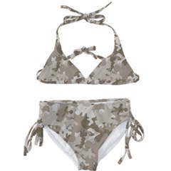 Tan Army Camouflage Kids  Classic Bikini Set by mccallacoulture