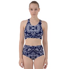 Mandala Pattern Racer Back Bikini Set by designsbymallika
