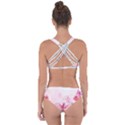 pink floral print Criss Cross Bikini Set View2