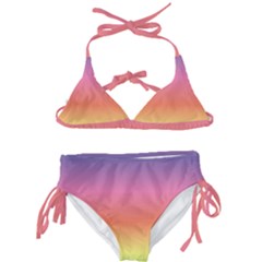 Rainbow Shades Kids  Classic Bikini Set by designsbymallika