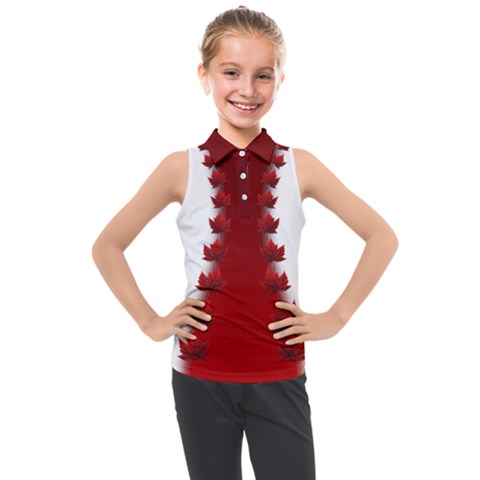 Canada Souvenir Kids  Shirts Sleeveless Polo Tee by CanadaSouvenirs