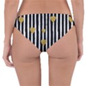 stripes heart pattern Reversible Hipster Bikini Bottoms View4