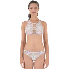 Mandala Pattern Perfectly Cut Out Bikini Set by designsbymallika