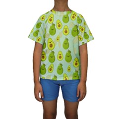 Avocado Love Kids  Short Sleeve Swimwear by designsbymallika