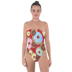 Donut  Tie Back One Piece Swimsuit by designsbymallika