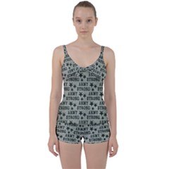 Army Stong Military Tie Front Two Piece Tankini by McCallaCoultureArmyShop