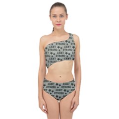 Army Stong Military Spliced Up Two Piece Swimsuit by McCallaCoultureArmyShop
