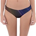 Rainbow Waves Mesh Colorful 3d Reversible Hipster Bikini Bottoms View3