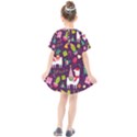 Colorful Funny Christmas Pattern Kids  Smock Dress View2