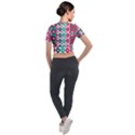 Flat Design Christmas Pattern Collection Short Sleeve Cropped Jacket View2