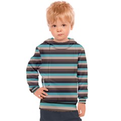 Stripey 1 Kids  Hooded Pullover by anthromahe