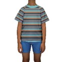 Stripey 10 Kids  Short Sleeve Swimwear View1