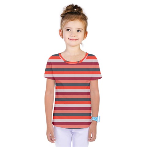 Stripey 13 Kids  One Piece Tee by anthromahe