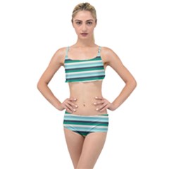 Stripey 14 Layered Top Bikini Set by anthromahe