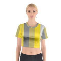 Stripey 21 Cotton Crop Top by anthromahe