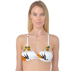 Coat Of Arms Of United States Army 136th Signal Battalion Reversible Tri Bikini Top by abbeyz71