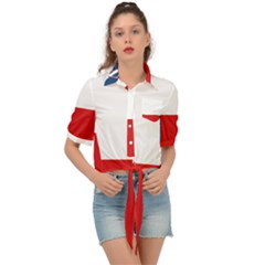 Flag Of Sokol Tie Front Shirt  by abbeyz71
