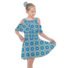 Df Iguassia Kids  Shoulder Cutout Chiffon Dress by deformigo