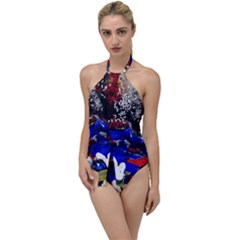 Holidays 1 1 Go With The Flow One Piece Swimsuit by bestdesignintheworld