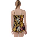 Original Seamless Tropical Pattern With Bright Reds Yellows Babydoll Tankini Set View2