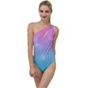 Pastel Goth Galaxy  To One Side Swimsuit View1