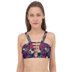 Roses French Horn  Cage Up Bikini Top by BubbSnugg