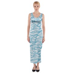 Abstract Fitted Maxi Dress by homeOFstyles