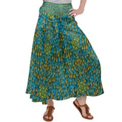 Sun In  The Soft Rainfall Nature Is Blooming Satin Palazzo Pants by pepitasart