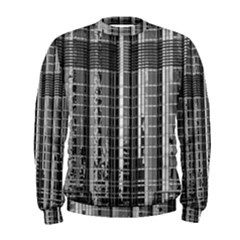 Architecture Structure Glass Metal Men s Sweatshirt by Vaneshart