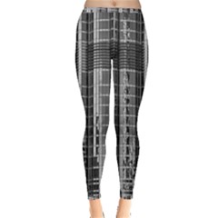 Architecture Structure Glass Metal Inside Out Leggings by Vaneshart