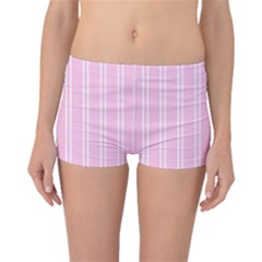 Nice Stripes - Blush Pink Boyleg Bikini Bottoms by FashionBoulevard