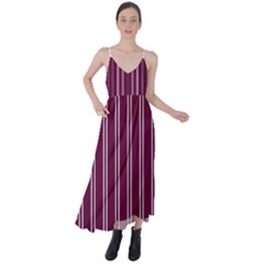 Nice Stripes - Boysenberry Purple Tie Back Maxi Dress by FashionBoulevard