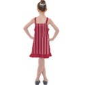 Nice Stripes - Carmine Red Kids  Overall Dress View2
