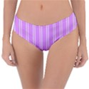 Nice Stripes - Lavender Purple Reversible Classic Bikini Bottoms View1