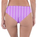 Nice Stripes - Lavender Purple Reversible Classic Bikini Bottoms View2