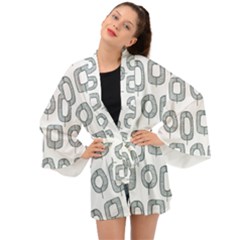 Forest Patterns 16 Long Sleeve Kimono by Sobalvarro