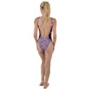 Spiral Patter Seamless Tile High Leg Strappy Swimsuit View2