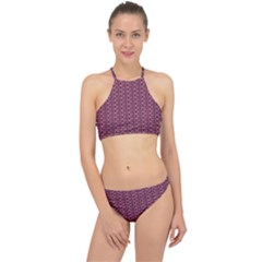 Digital Waves Racer Front Bikini Set by Sparkle