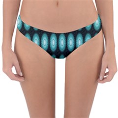 Mandala Pattern Reversible Hipster Bikini Bottoms by Sparkle