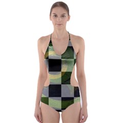 Glowleafs Cut-out One Piece Swimsuit by Sparkle