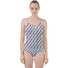 Shiny Knot Cut Out Top Tankini Set by Sparkle