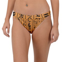 Egyptian Hieroglyphs Ancient Egypt Letters Papyrus Background Vector Old Egyptian Hieroglyph Writing Band Bikini Bottom by Wegoenart
