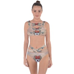 Wonderful Elegant Heart Bandaged Up Bikini Set  by FantasyWorld7