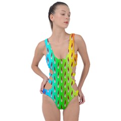Bear Cycling Side Cut Out Swimsuit by Sparkle