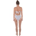 Freedom Concept Graphic Silhouette Pattern Tie Back One Piece Swimsuit View2